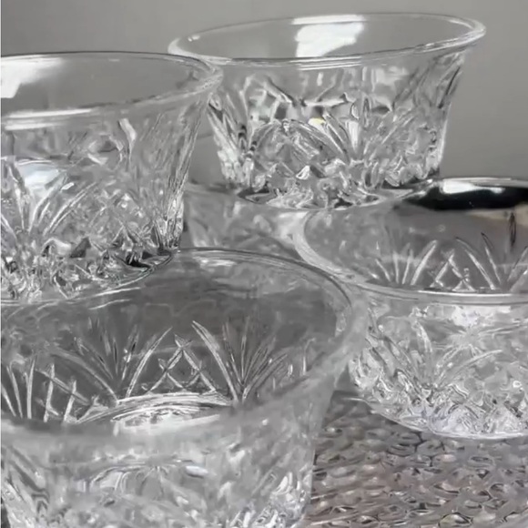 Godinger Freedom Lead Crystal Dessert Bowls – Set of 6 - Vintage - Picture 13 of 17